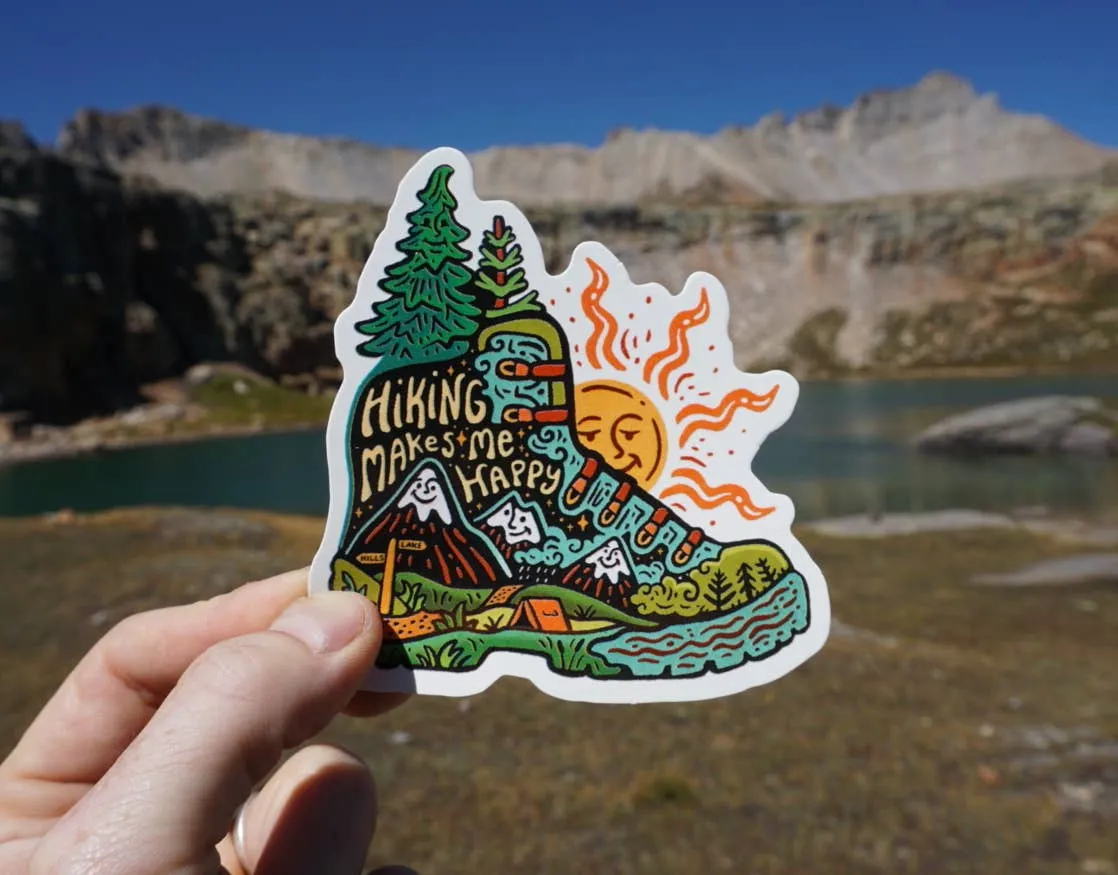 Hiking Sticker