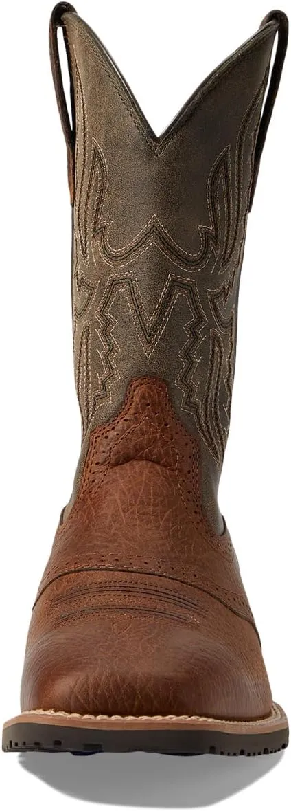 Hybrid Ranchway Western Boot Ariat Cowboy Boot, Earth