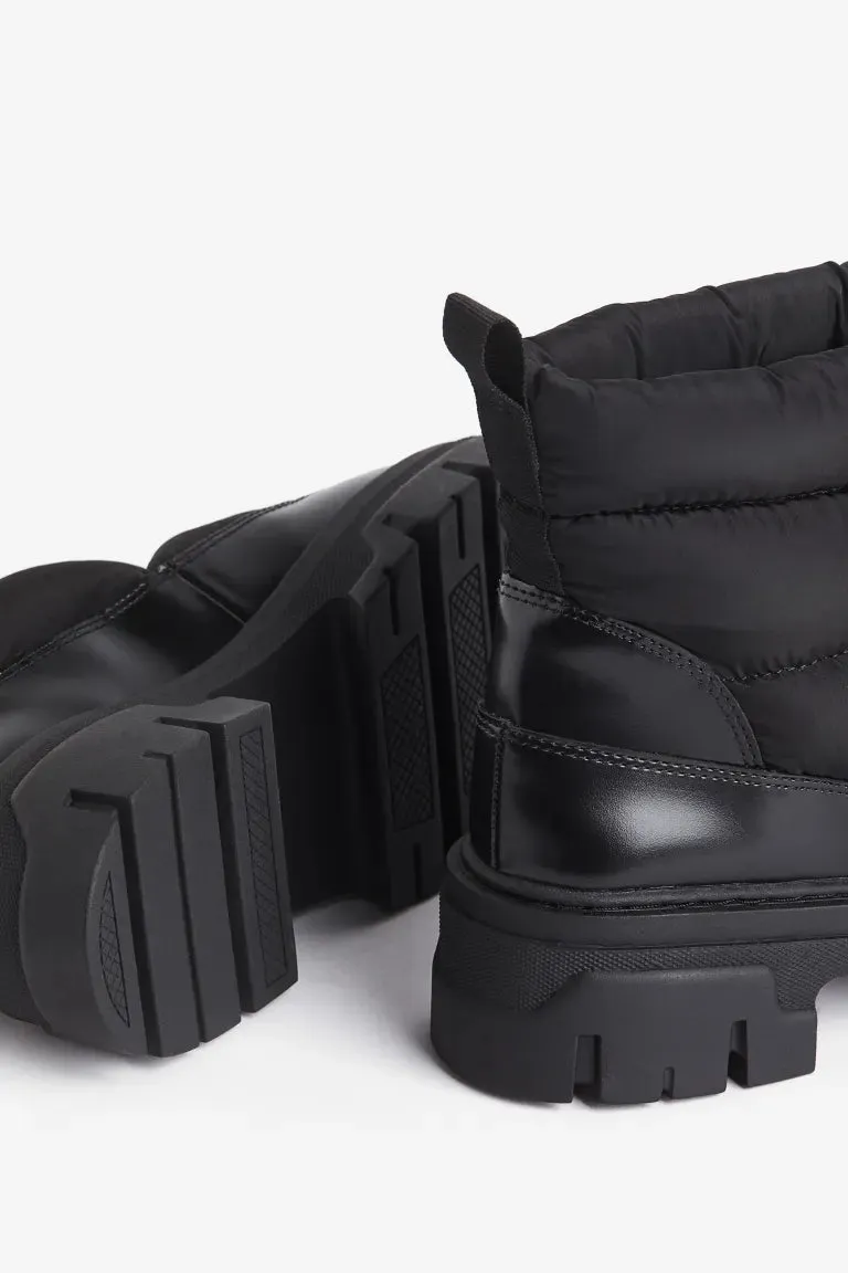 Insulated boots with warm lining H&M, black