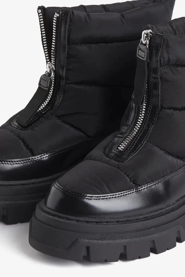 Insulated boots with warm lining H&M, black