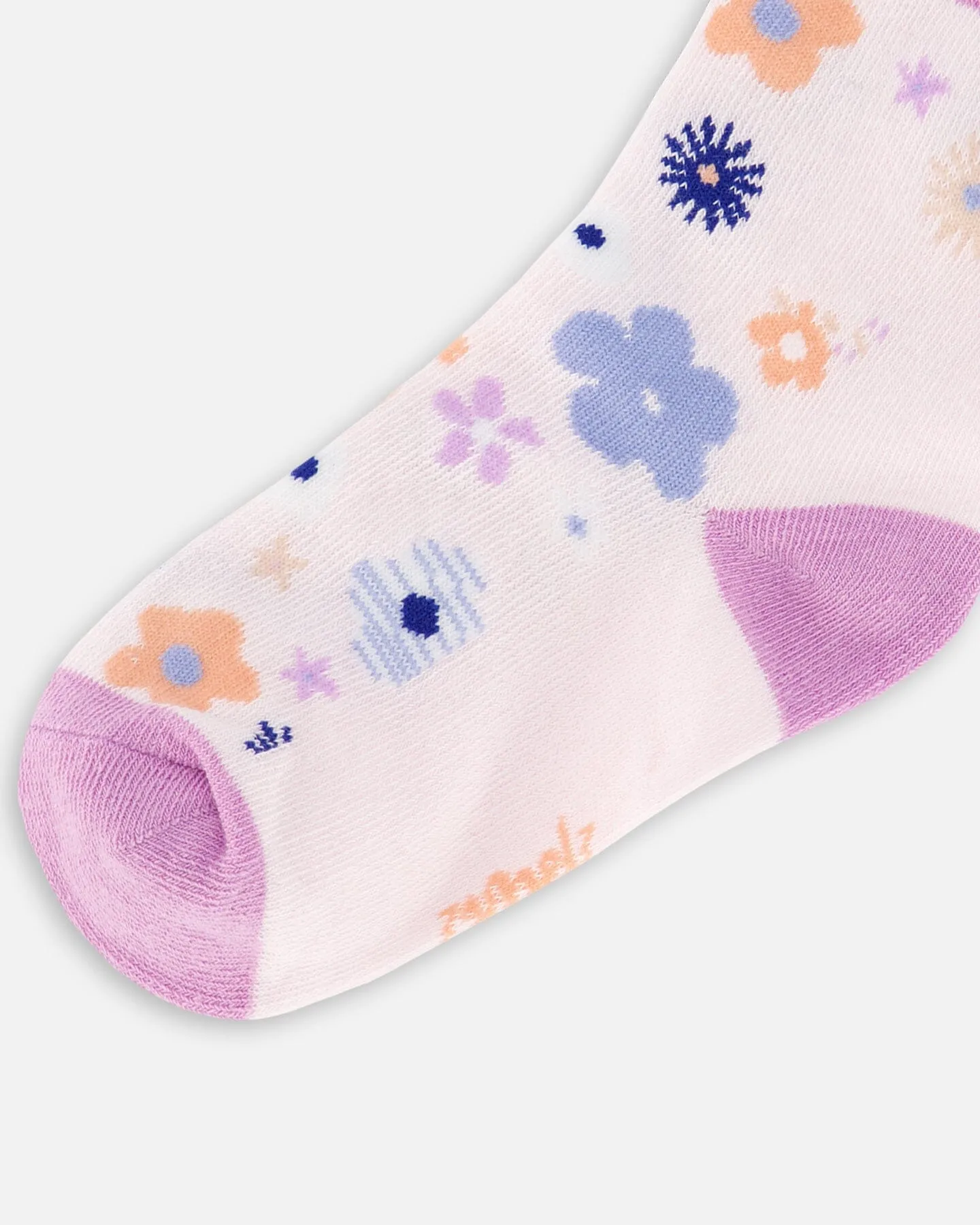 Jacquard Socks Lavender