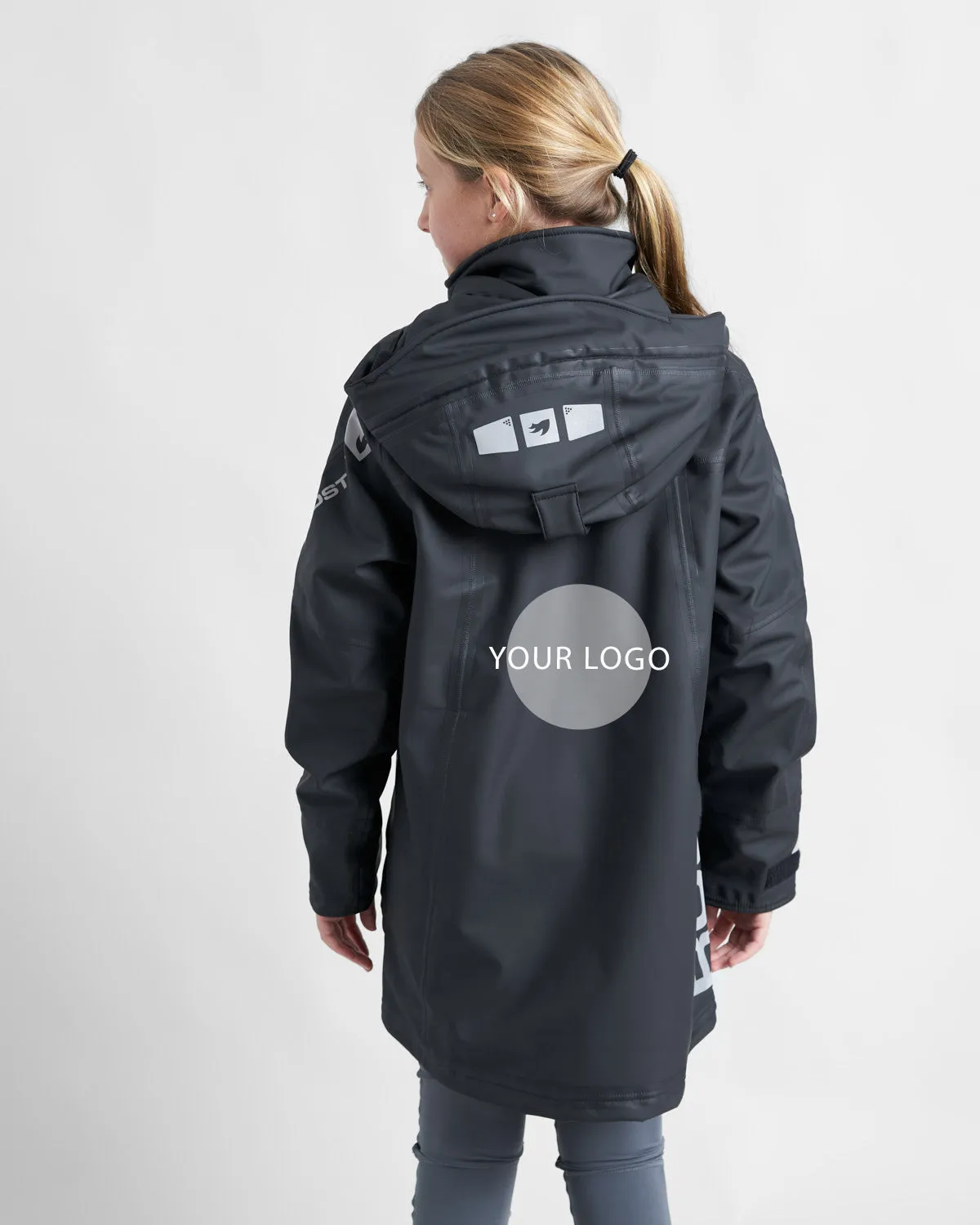 JUNIOR Pro Aquafleece Rigging Coat - Custom Printed