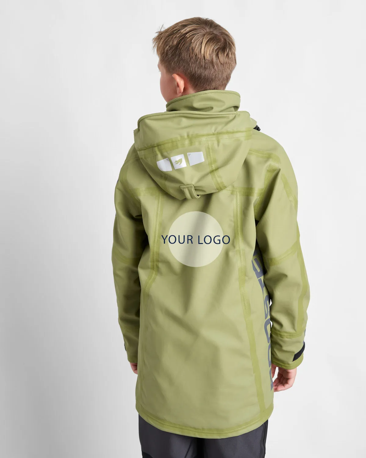 JUNIOR Pro Aquafleece Rigging Coat - Custom Printed