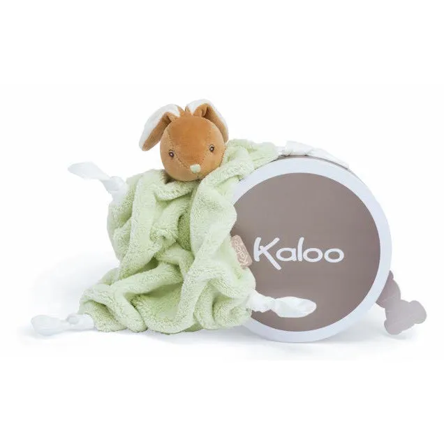 Kaloo Plume Green Rabbit Doudou