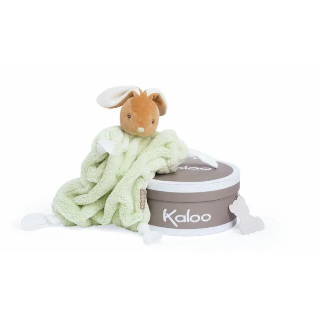 Kaloo Plume Green Rabbit Doudou