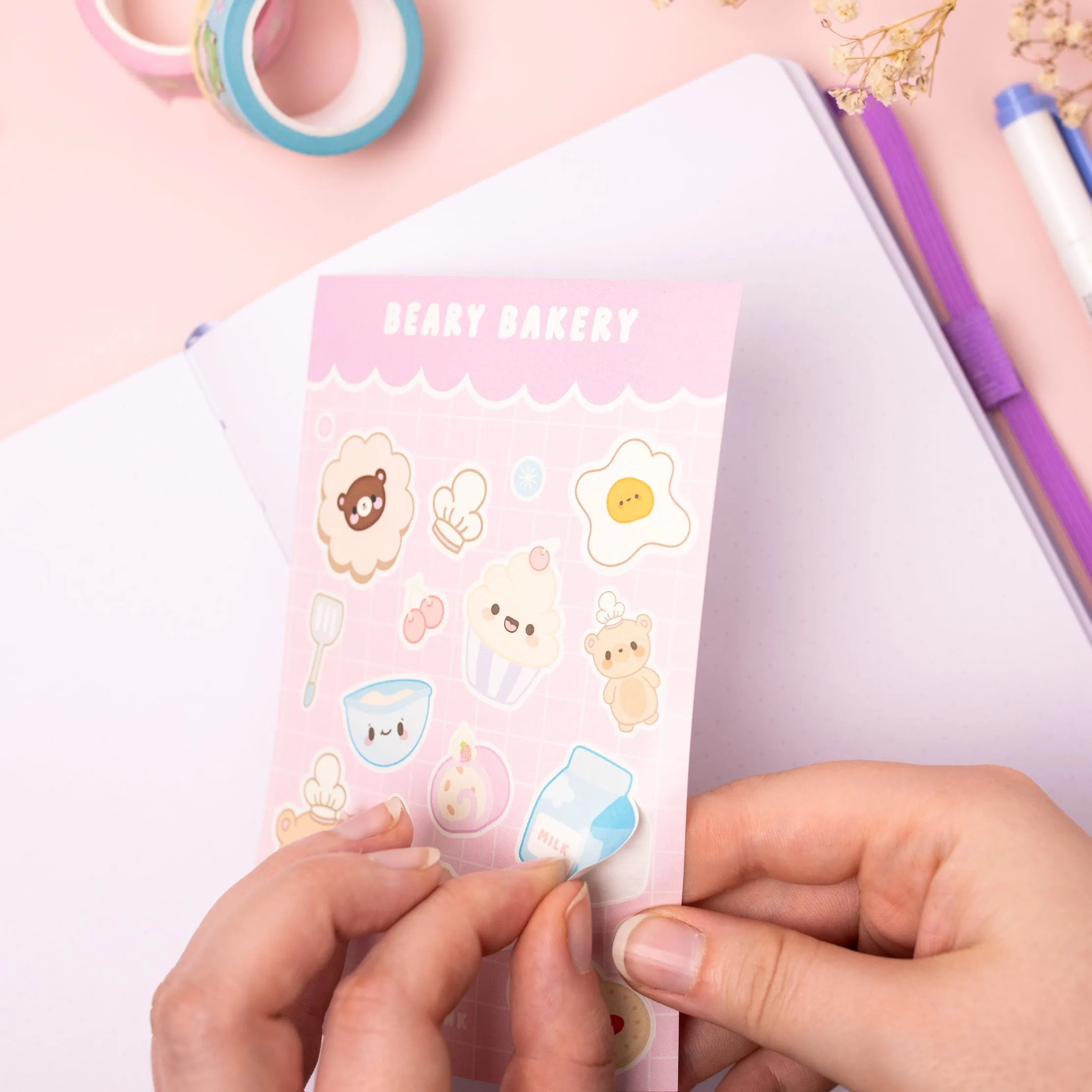 Kawaii Animal Sticker Sheets