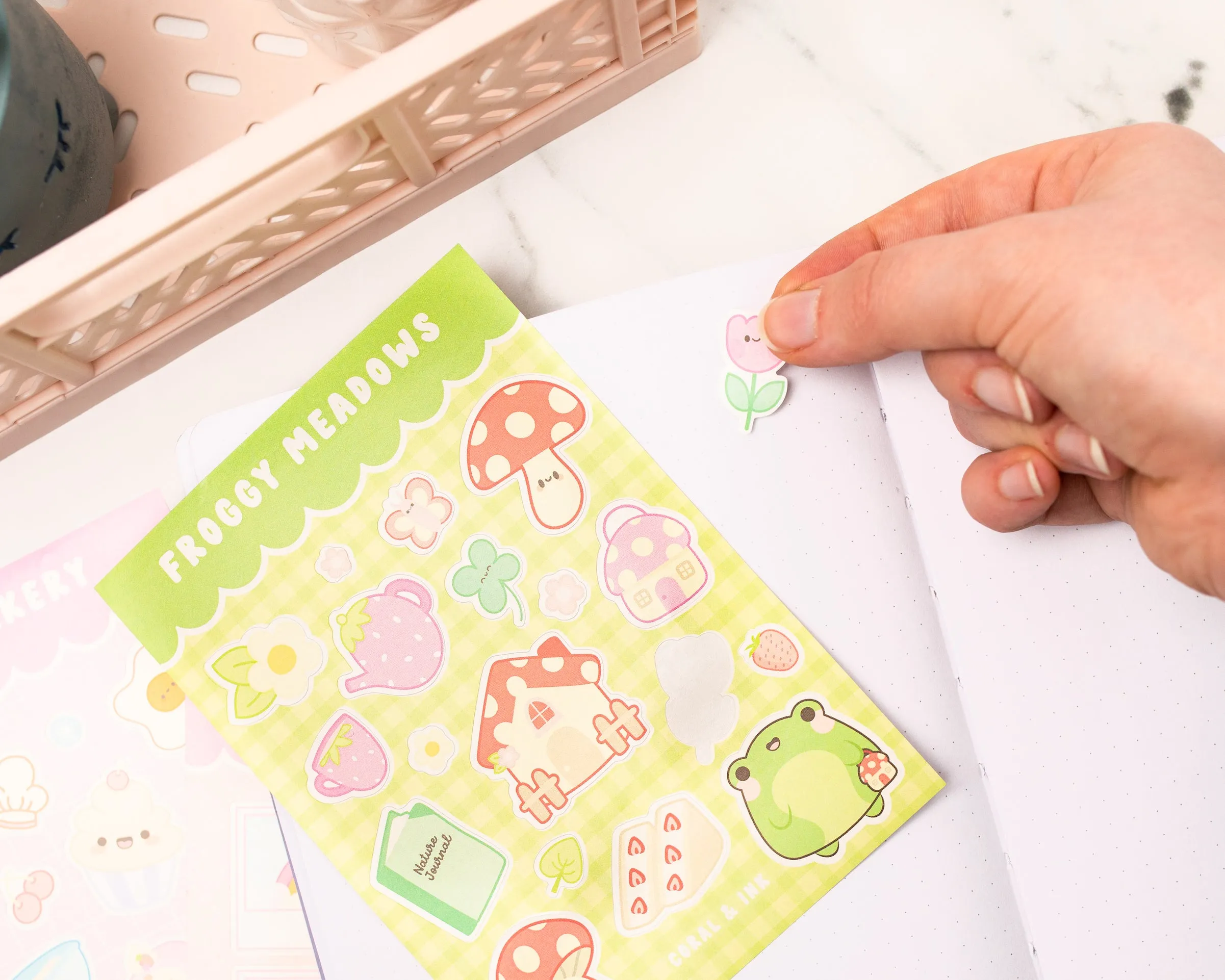 Kawaii Animal Sticker Sheets