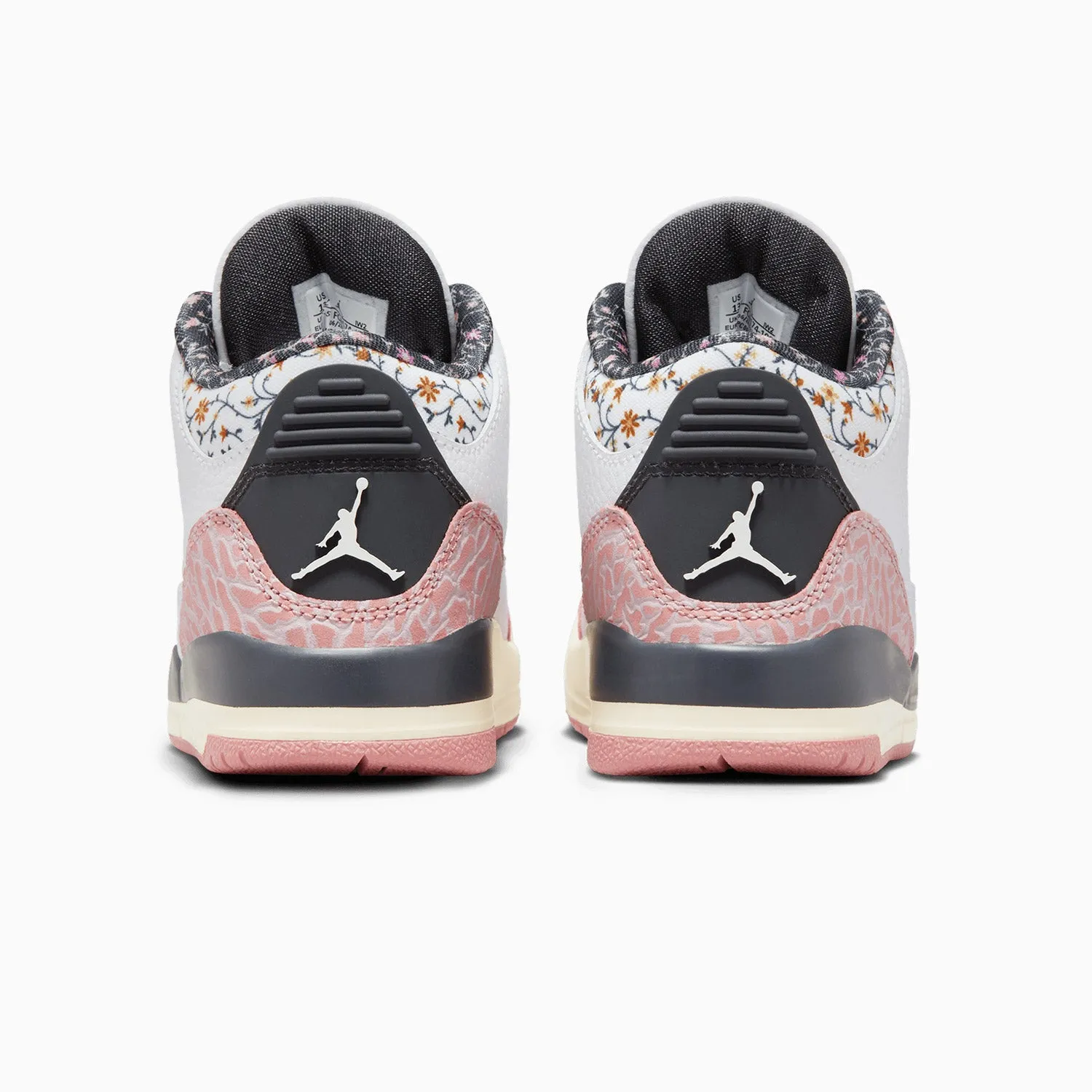 Kid's Air Jordan 3 Retro "Vintage Floral" Pre School