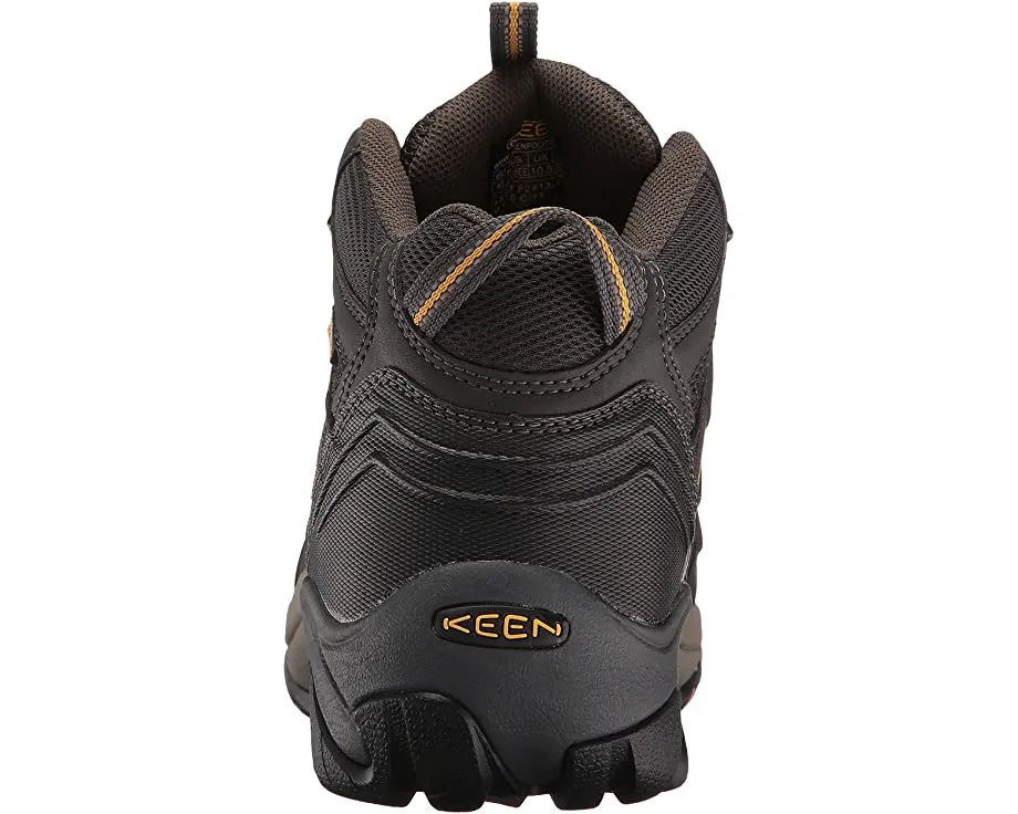 Lansing Mid Waterproof Steel Toe KEEN Utility Sneakers, Raven