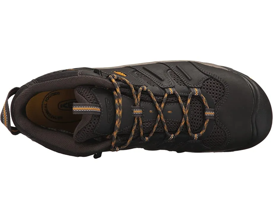 Lansing Mid Waterproof Steel Toe KEEN Utility Sneakers, Raven