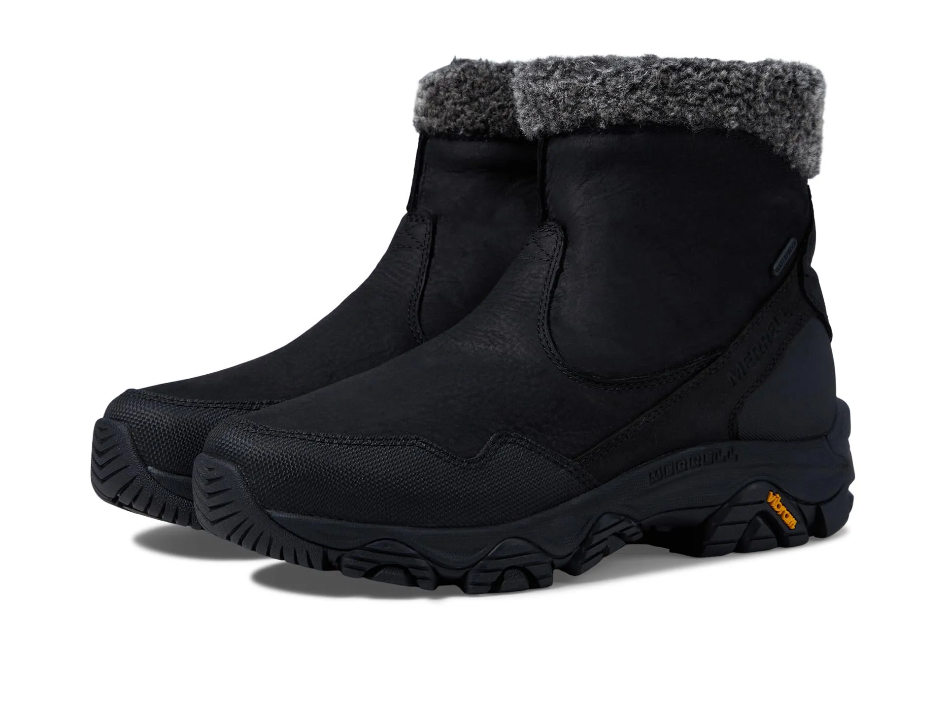 Merrell Coldpack 3 Thermo Mid Zip Waterproof Boots, Black