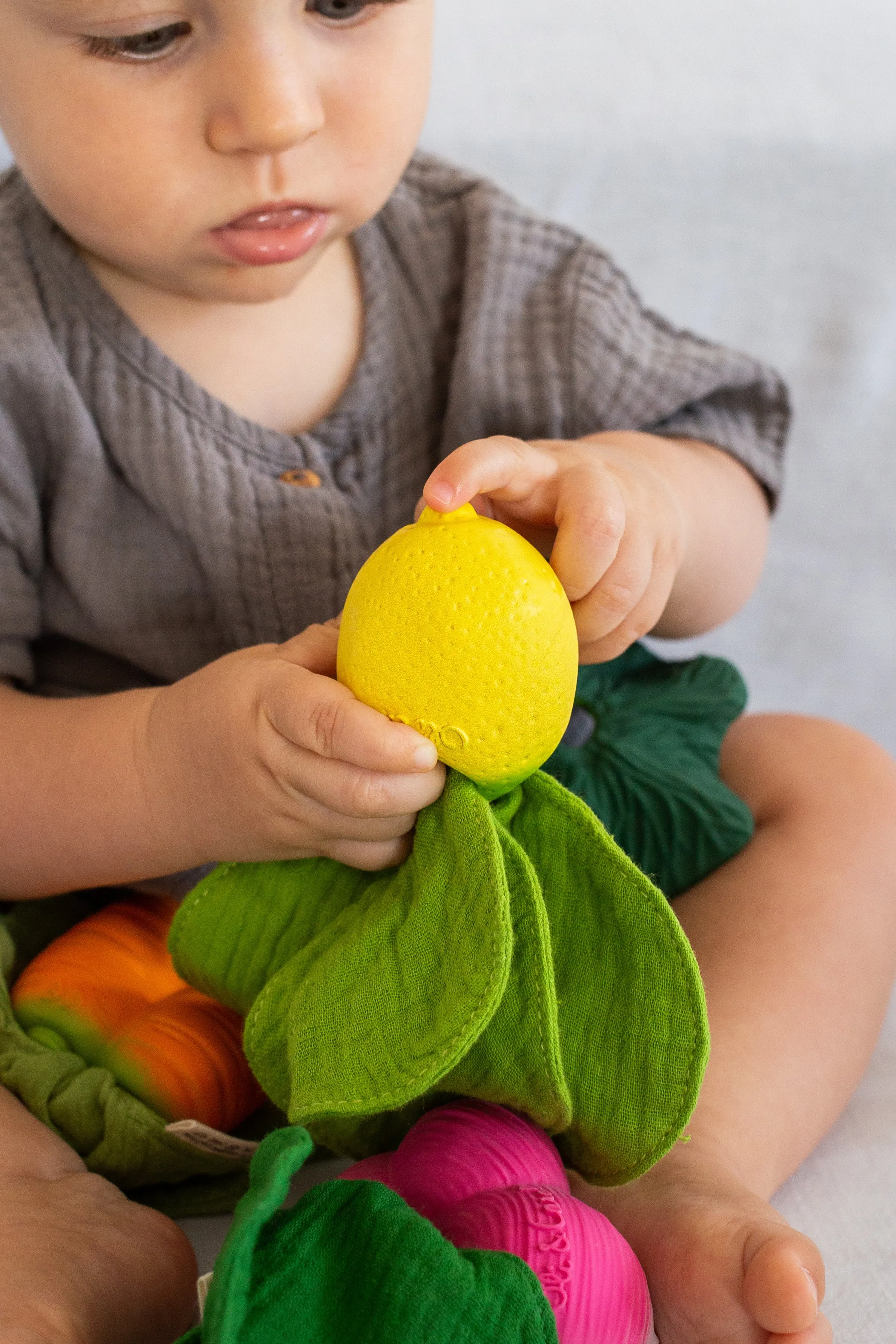 Mini Doudou Teether | John Lemon