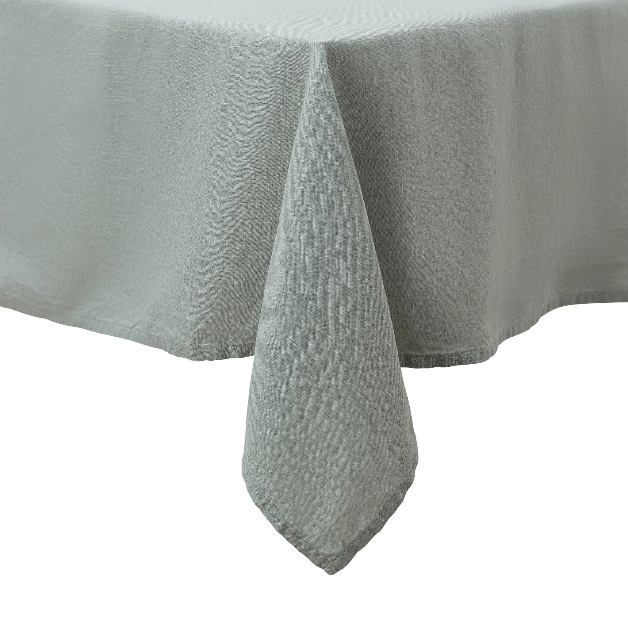 Miral Linen Table Cloth [Sage green]