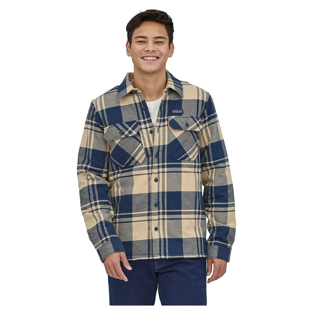 Patagonia Men's Insulated Midweight Fjord Flannel Shirt - LOTN