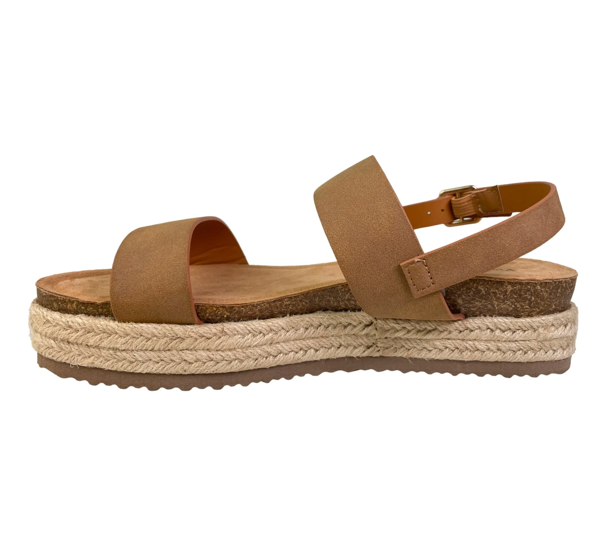 Pierre Dumas Vida Sandal in New Tan