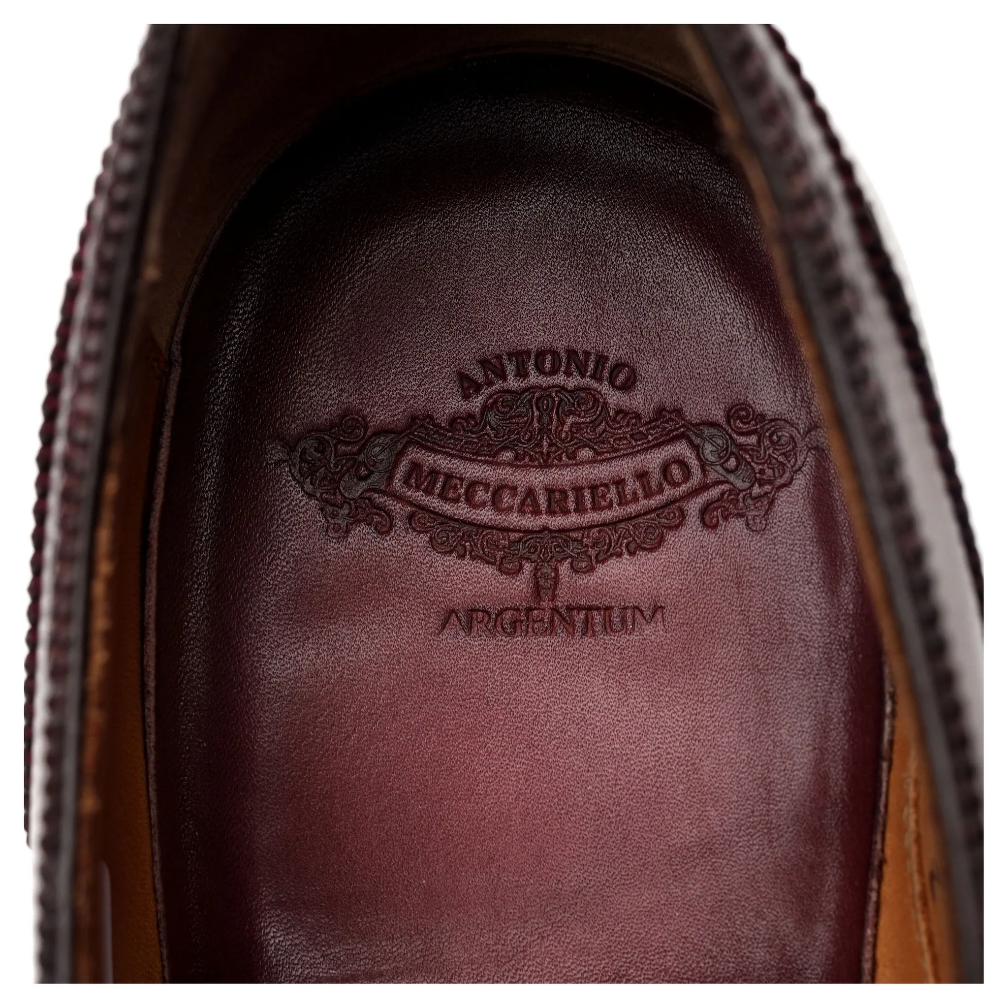 'Principes 3' Burgundy Leather Oxford Brogues UK 7.5 E