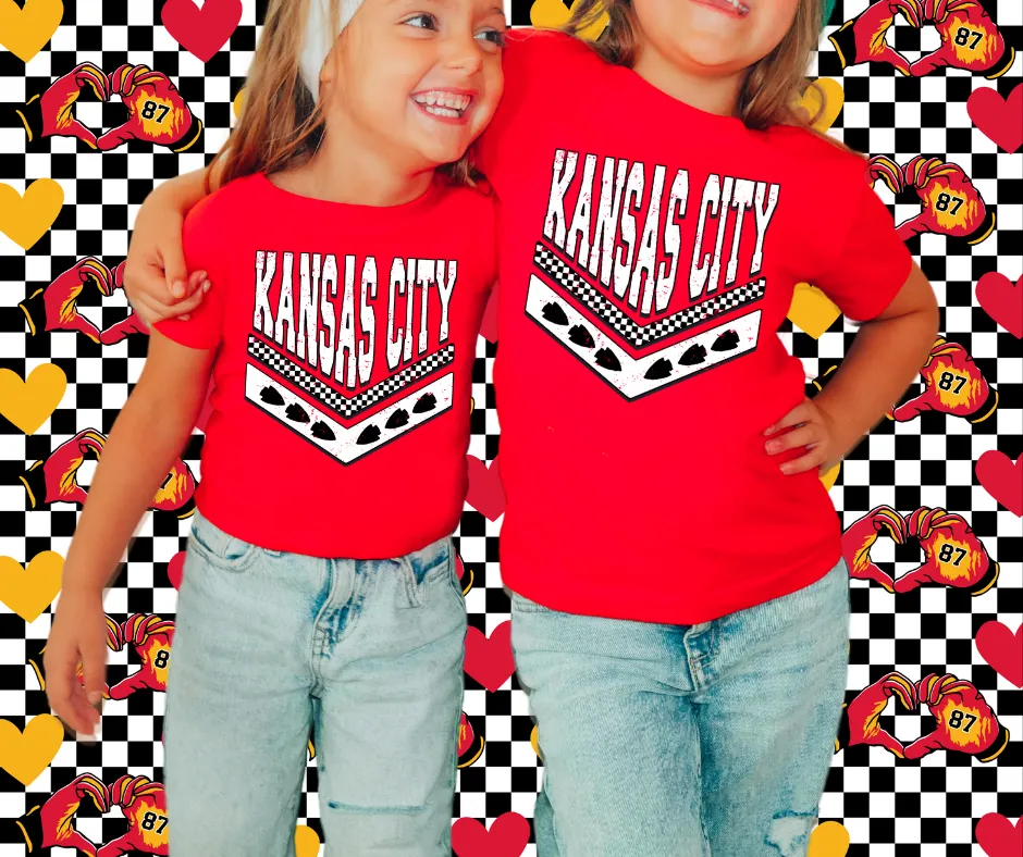 Retro Kansas City Red Graphic Tshirt