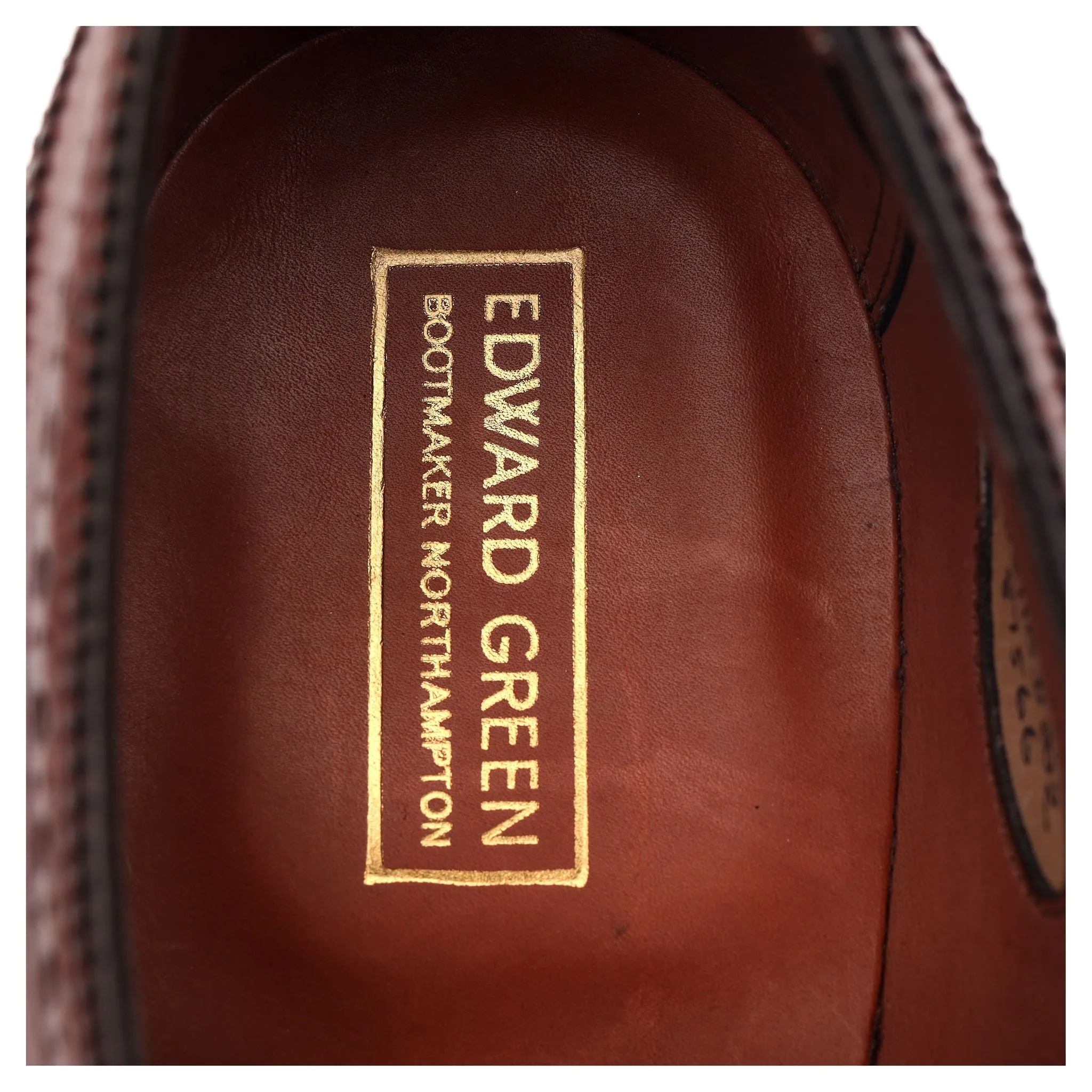 'Sandringham' Tan Brown Leather Derby Brogues UK 9.5 D