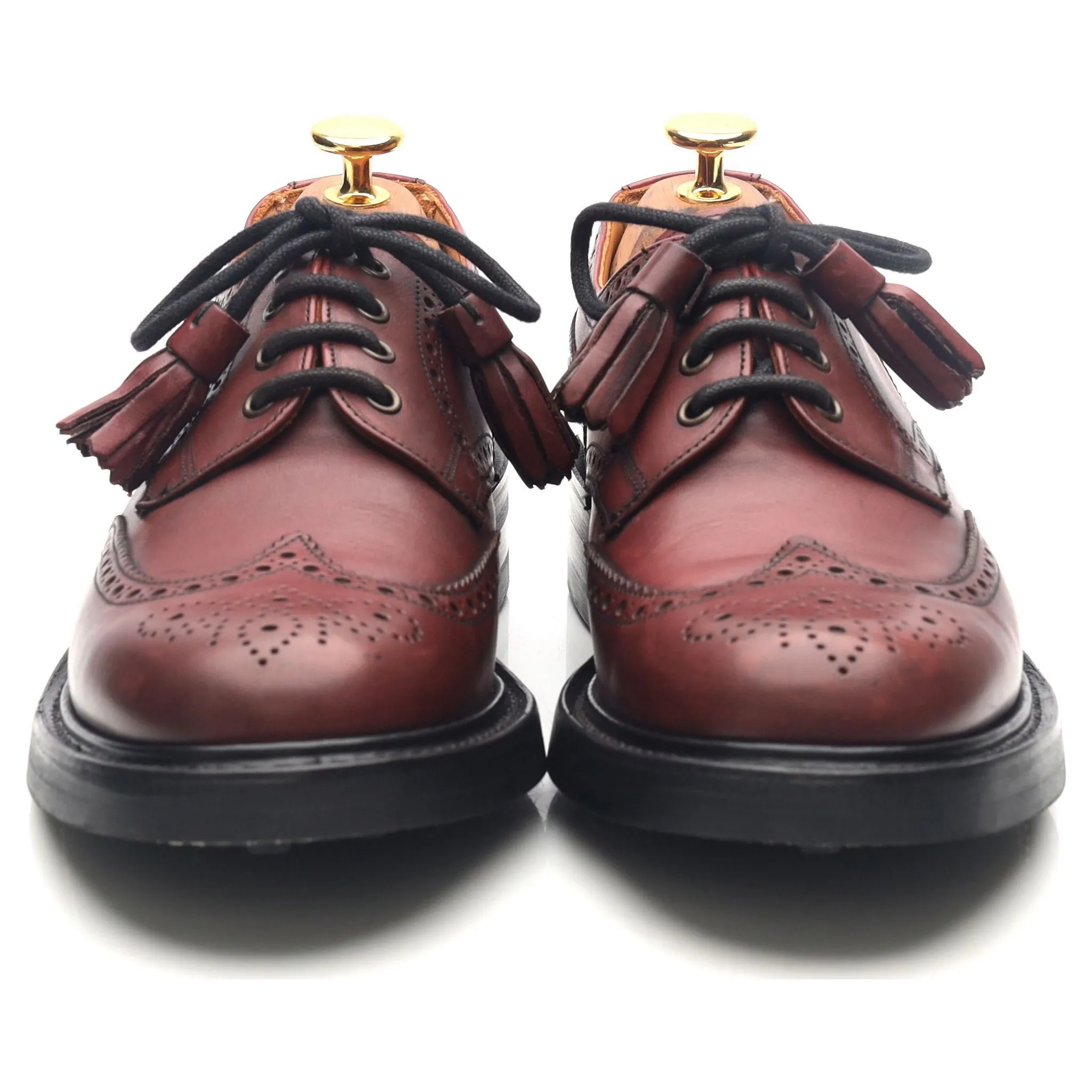 Women's 'Esme' Burgundy Leather Brogues UK 5 D