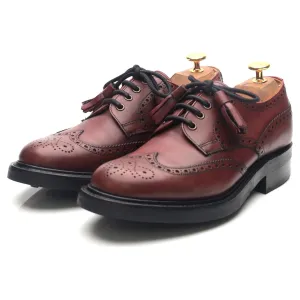 Women's 'Esme' Burgundy Leather Brogues UK 5 D